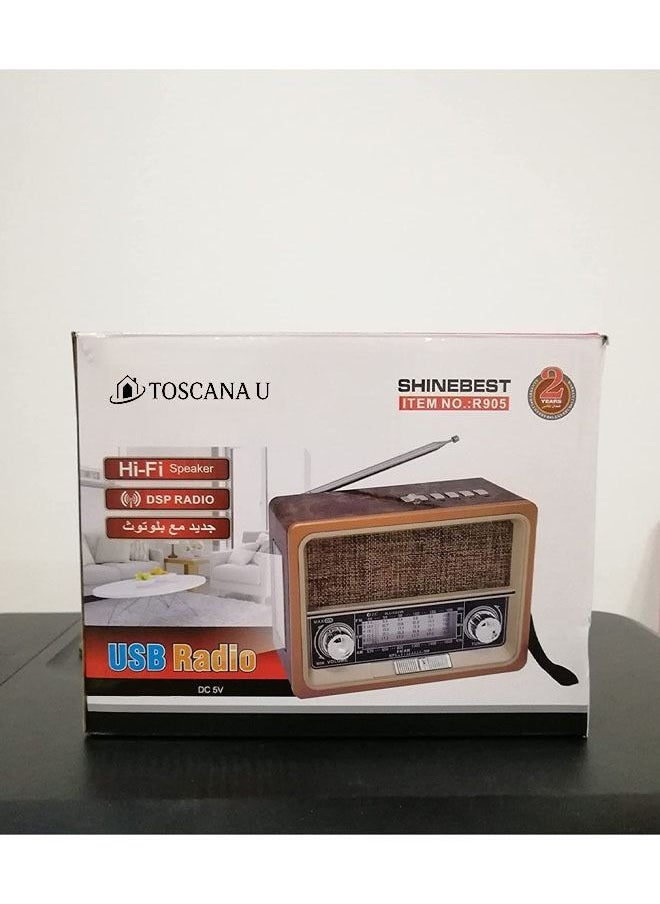 TOSCANA U - Bluetooth Portable Radio with Stereo and USB - Image 1