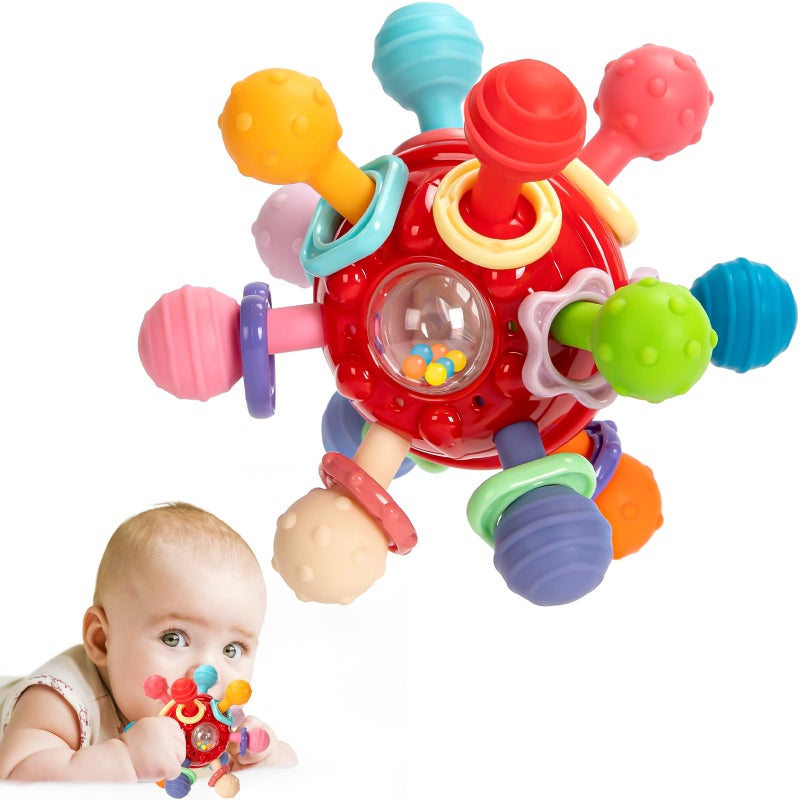 TOHIBEE Baby Montessori Sensory Toys for 0-6 6-12 Months, Baby Teether Teething Toys for Babies 0 3 6 9 12 18 Months, Newborn Infant Learning Developmental Toys Gifts for 1 2 Year Old Boys Girls - Image 1