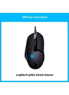 Csgo Notebook Eating Computer Competition Desktop Chicken Game G402 Peripheral Logitech Wire Electric Mouse Professional-Color:G402 Mouse-Interface:Official Standard