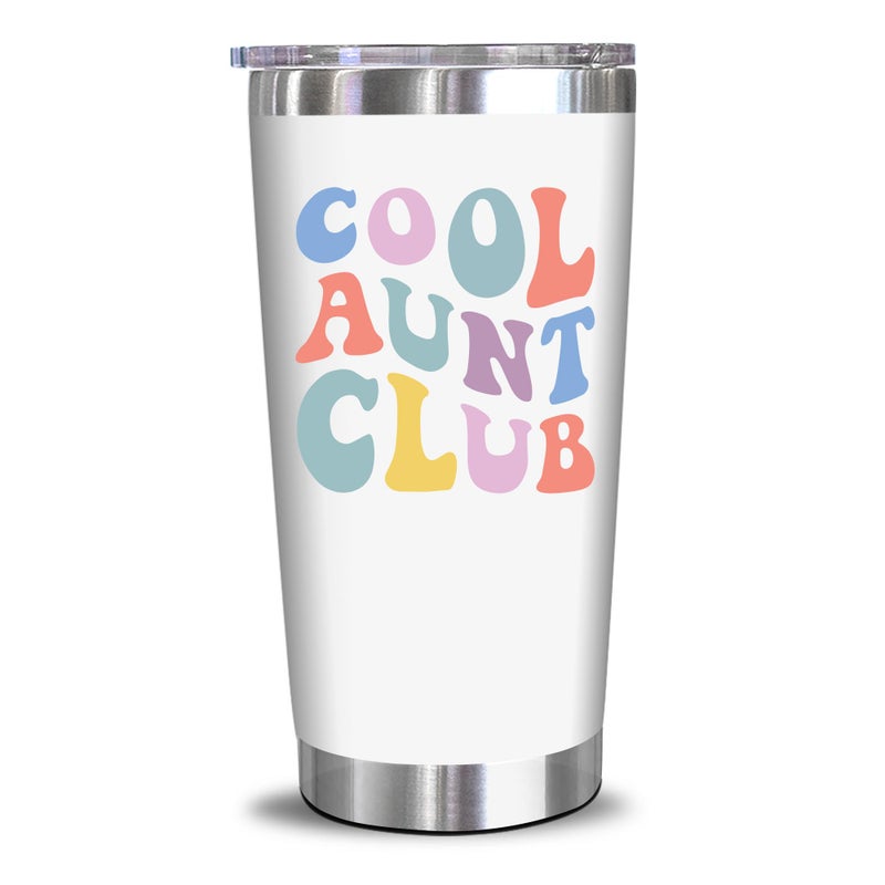 NewEleven Gifts For Aunt From Niece Nephew  Cool Gifts For Aunt New Auntie Sister  Aunty Birthday Gift Announcement Promoted To Auntie Best Aunty Ever  20 Oz Tumbler