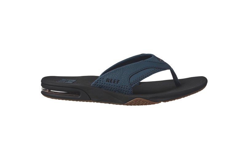 Reef REEF Fanning Men's Bottle Opener Flip Flop, Arch Support, Durable Outsole, Water Friendly, Orion/Black, 10  - Image 3