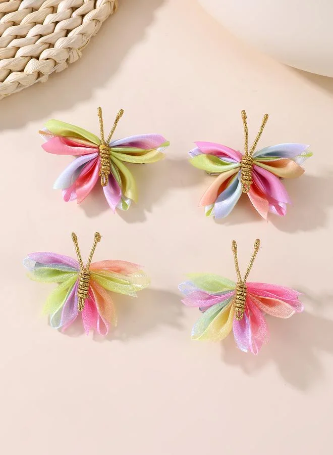 تايك تو Set of 4 - Butterfly Hair Clips
