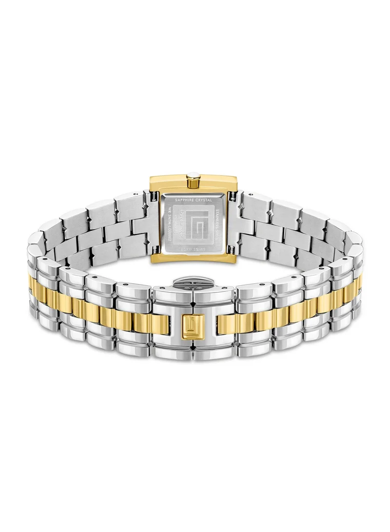 Guy Laroche  Camille Silver and Gold Stainless Steel Bracelet Swiss Watch for Women 23mm for Women | Best Price UAE