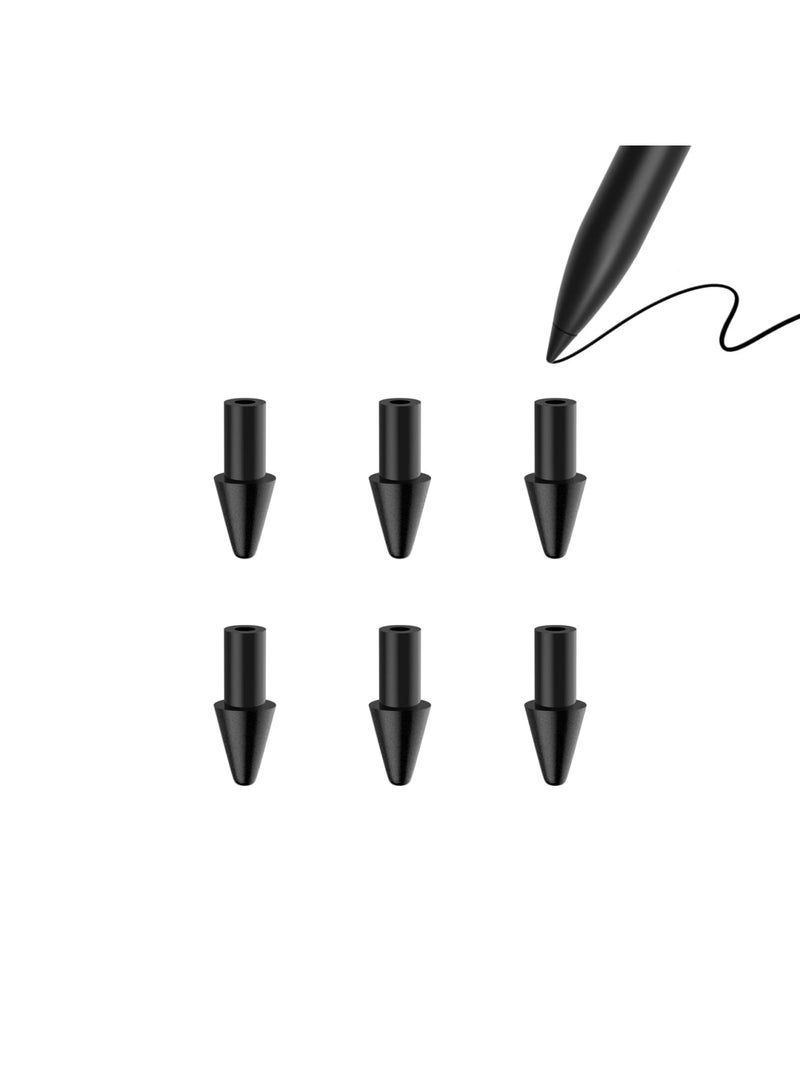 SYOSI 6 Pcs Replacement Marker Pen Tips with Removal Tool for Remarkable Paper Pro, Durable Stylus Nibs for Precise Writing and Sketching, Compatible with Digital Notebooks and Drawing Tablets (Black) - Image 1