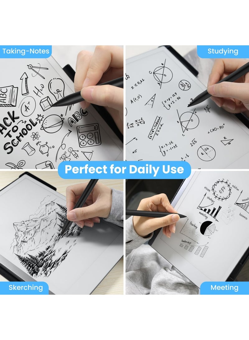 SYOSI 6 Pcs Replacement Marker Pen Tips with Removal Tool for Remarkable Paper Pro, Durable Stylus Nibs for Precise Writing and Sketching, Compatible with Digital Notebooks and Drawing Tablets (Black) - Image 5