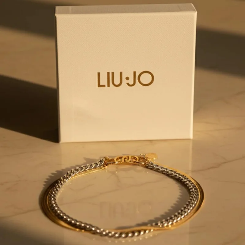 Liu Jo  Liu Jo Double Layered Bracelet Pair for Women | Best Price UAE