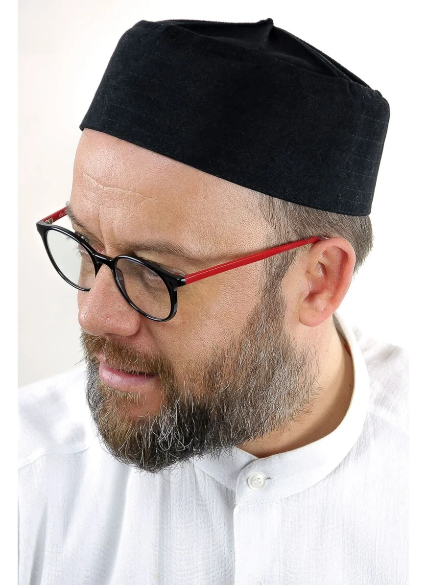 İhvan Online Domed Hard Mold Skullcap - Black