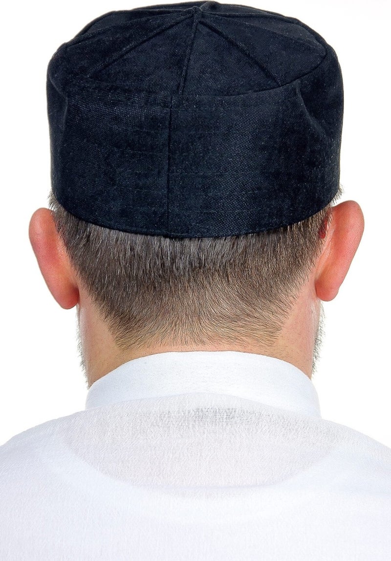 İhvan Online Domed Hard Mold Skullcap - Black  - Image 4