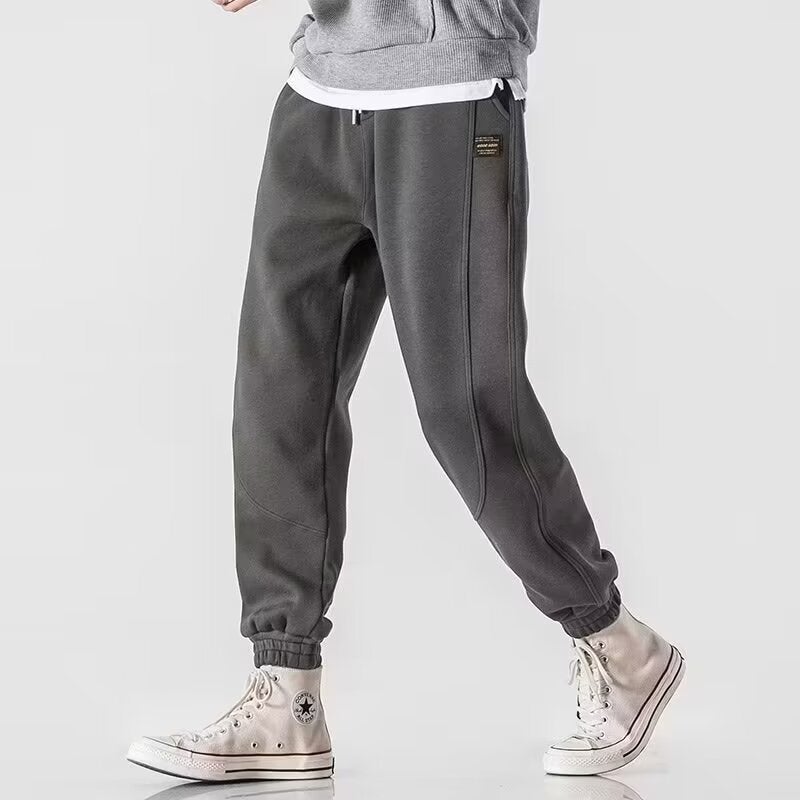 Leg-Tied Casual Pants Men'S Loose Sweatpants Autumn Drawstring Loose All-Match Sports Pants Boys Trousers - Image 4