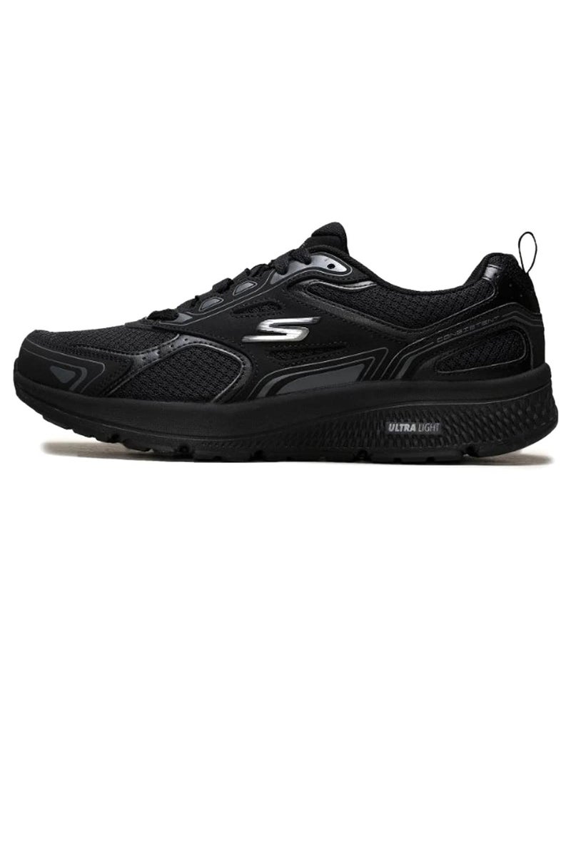 Skechers mens Go Run Consistent - Performance Running & Walking Shoe Sneaker, Black/Charcoal, 8.5 US