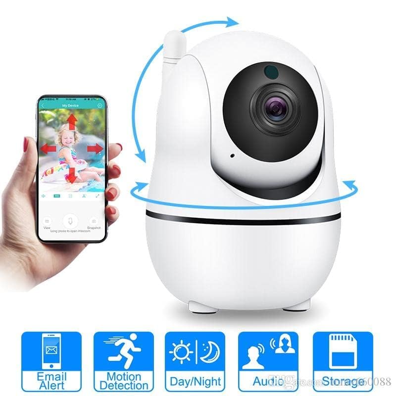 DEATTI WiFi CCTV Security Camera from | Mobile App | Two Way Talk | Night Vision | Cloud & SD Card Recording (DECM6) - Image 3