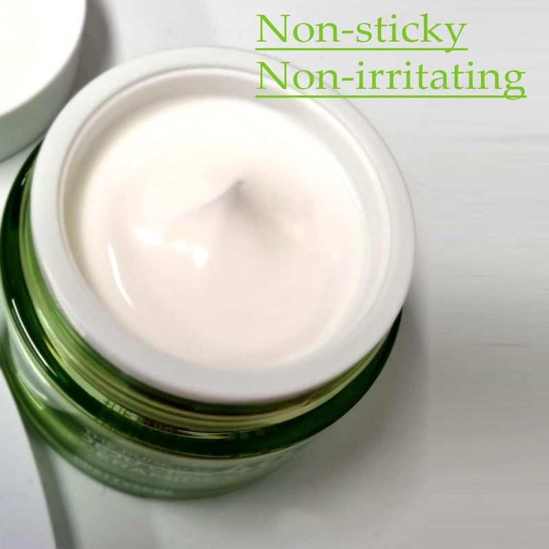 PRETTYSKIN Centella Asiatica 40% Gel Creamâ€“Korean Face Moisturizer with Hyaluronic Acid, Ceramide NP & Shea Butterâ€“Lightweight, Non-Sticky Hydration for Sensitive, Dry & Combination Skin (1.75 fl oz) - Image 4