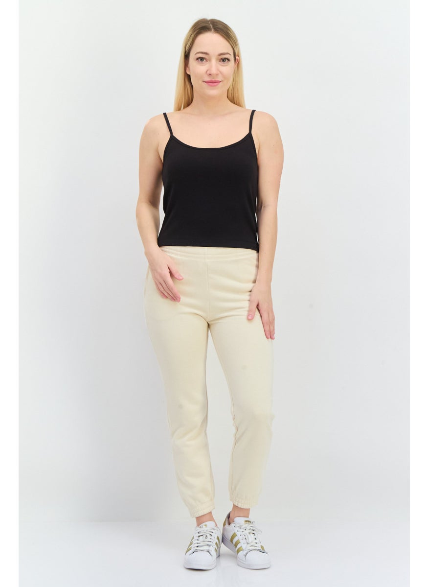 Champion Women Slim Fit Sleeveless Training Top, Black  - Image 4