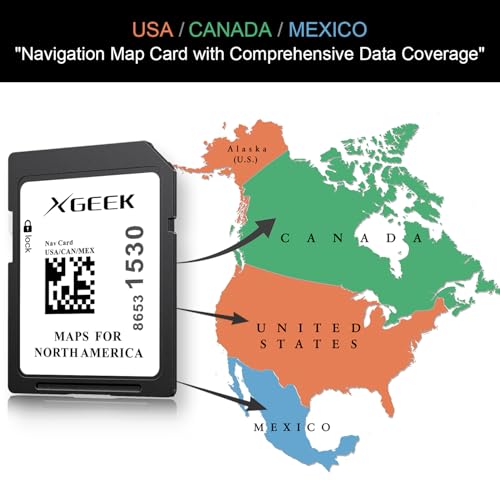 XGEEK 2026 Navigation SD Card Map Update, Map Version 8653 1530, Compatible with GM Chevrolet GMC Cadillac Buick, North America (USA, Canada, Mexico) GPS Maps - Image 4