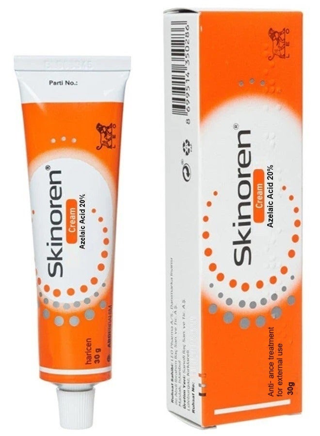 Skinoren Original Skin Whitening Cream and Moisturizing for All Skin Types (30g) - Image 1