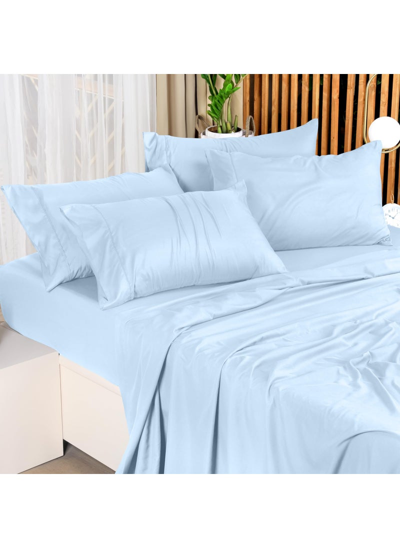 Utopia Bedding Utopia Bedding Queen Bed Sheets Set - 4 Piece Bedding - Brushed Microfiber - Shrinkage and Fade Resistant - Easy Care (Queen  Ice Blue)  - Image 3