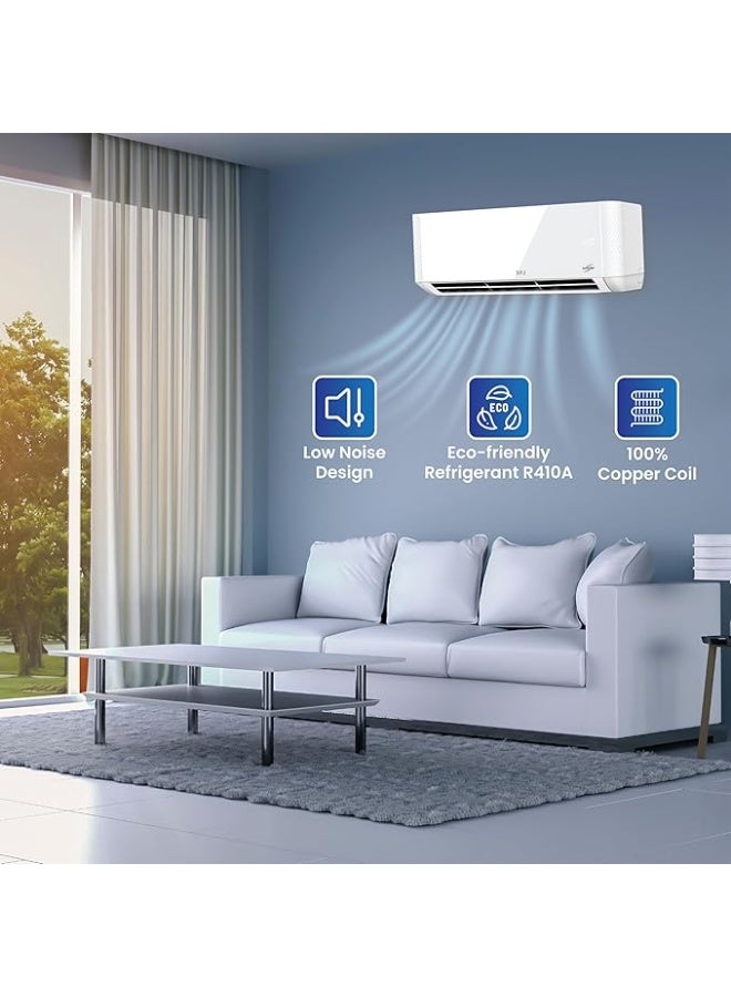 SPJ 2 Ton Inverter Split Air Conditioner – POLAR‑INVWTW24KC | 24,000 BTU, DC Inverter T3 Compressor, 100% Copper Coil, R410A - Image 1