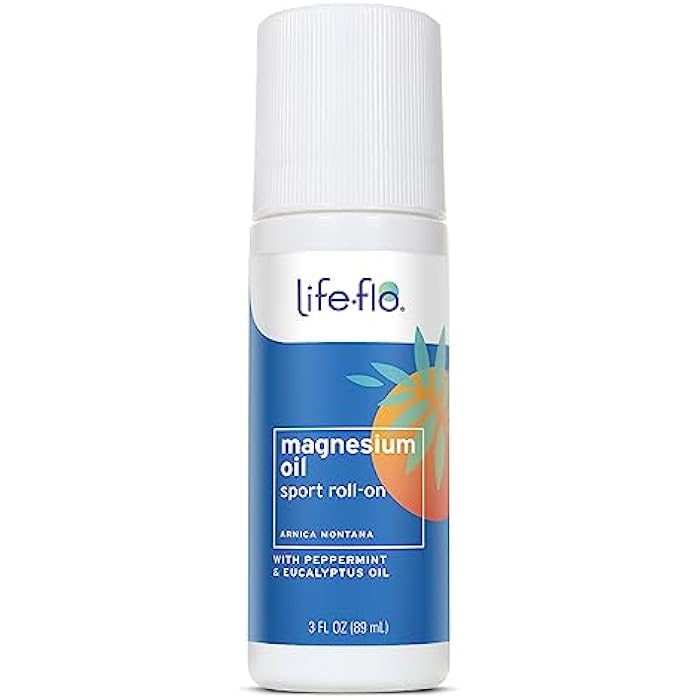 Life-FLO Magnesium Oil Sport Roll-On for Adults and Kids - Magnesium Chloride from Zechstein Seabed Plus Arnica - Calms and Refreshes Muscles and Joints After Exercise - 3oz Roller - Image 1