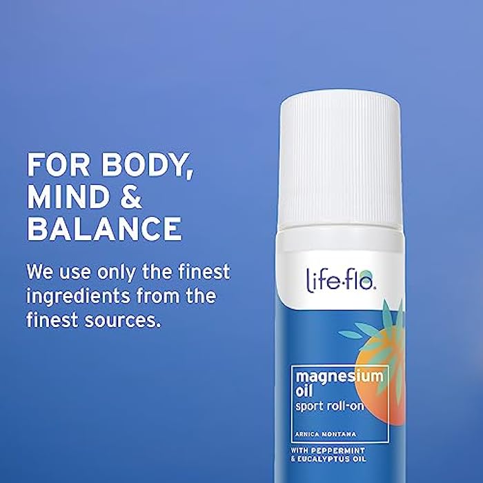 Life-FLO Magnesium Oil Sport Roll-On for Adults and Kids - Magnesium Chloride from Zechstein Seabed Plus Arnica - Calms and Refreshes Muscles and Joints After Exercise - 3oz Roller - Image 5