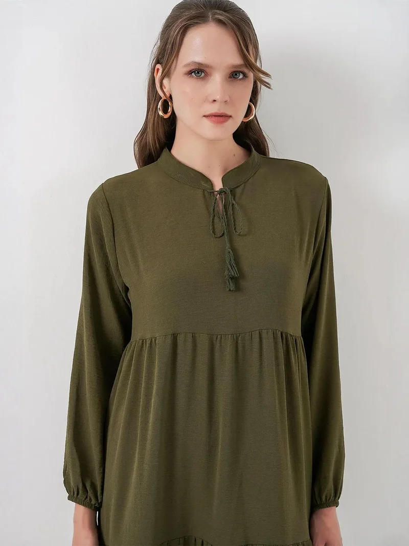 BIG DART BDART Maxi Viscose Dress with Bow