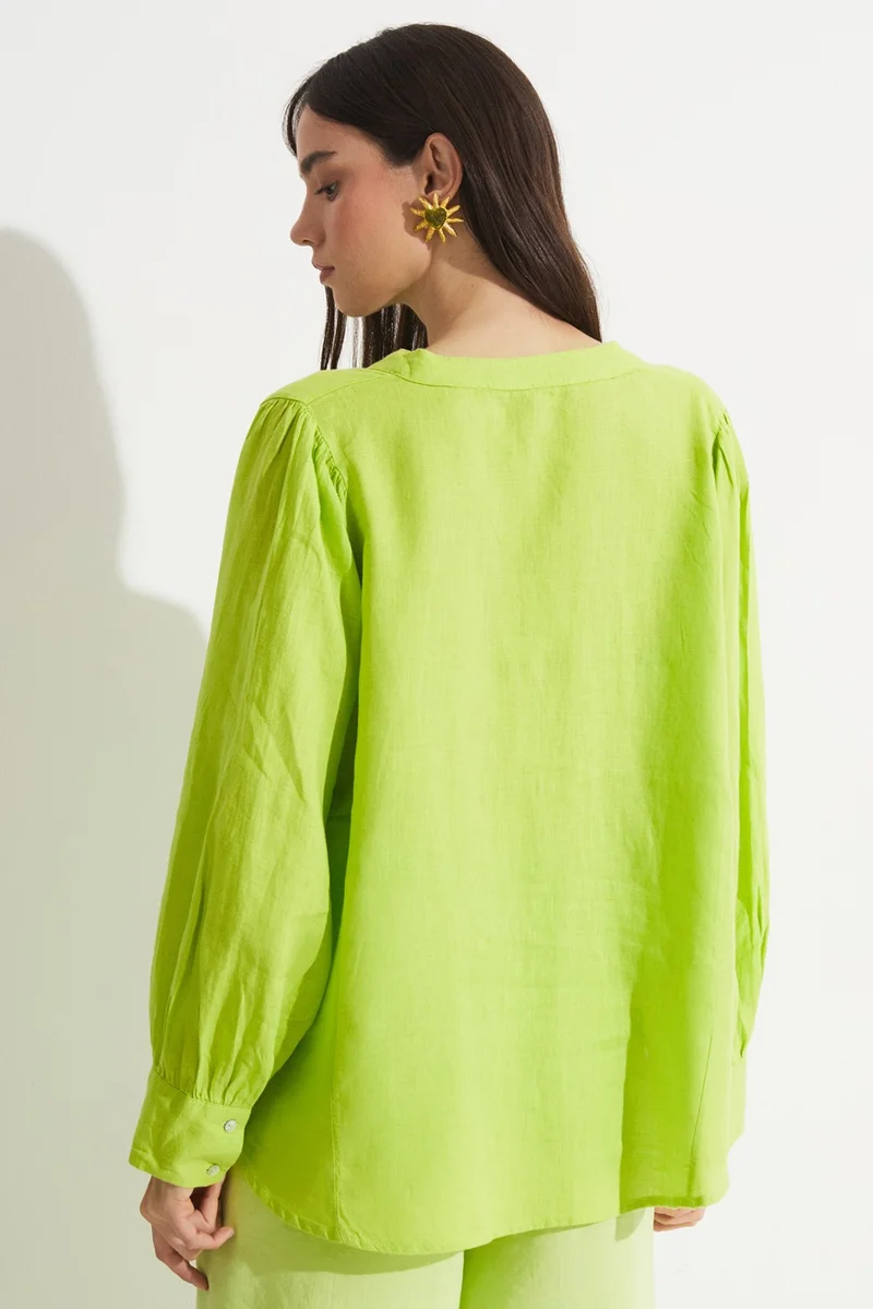 جون Exclusive 100% Linen Shirt