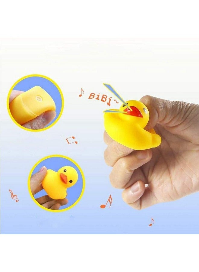 umbresen Yellow Rubber Ducks Preschool Bath Toys Bathtub Duckies Gift for Baby Shower Infants Toddlers Car Pool Float Halloween Adults Party Favors Carnival Decorations (Small Yellow 2.2''-12pcs) - Image 5