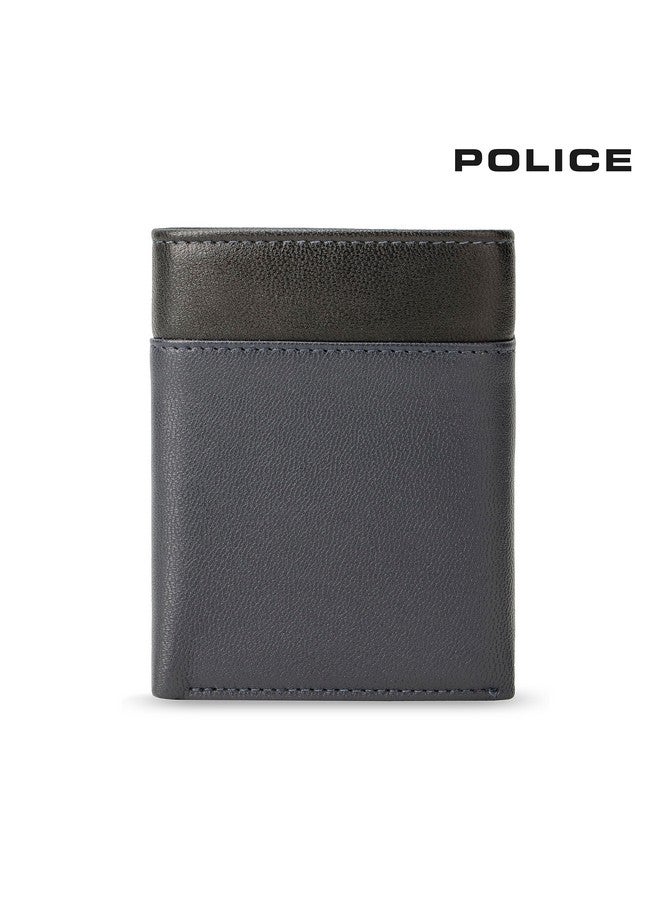 POLICE محفظة بوليس بوسكو وينغز لايت ثلاثية الطي - Navy/Black - Image 2