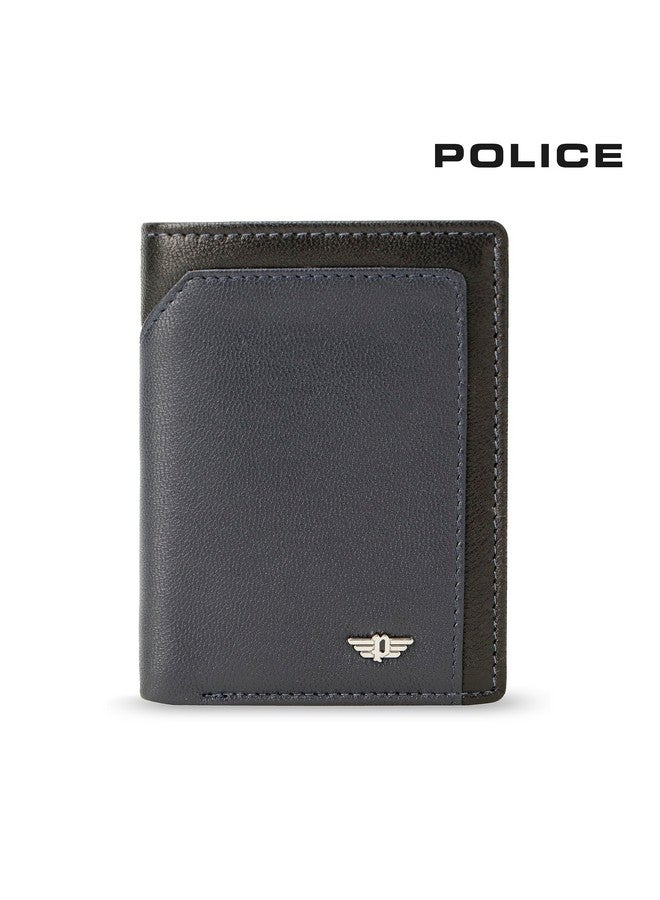POLICE محفظة بوليس بوسكو وينغز لايت ثلاثية الطي - Navy/Black - Image 5