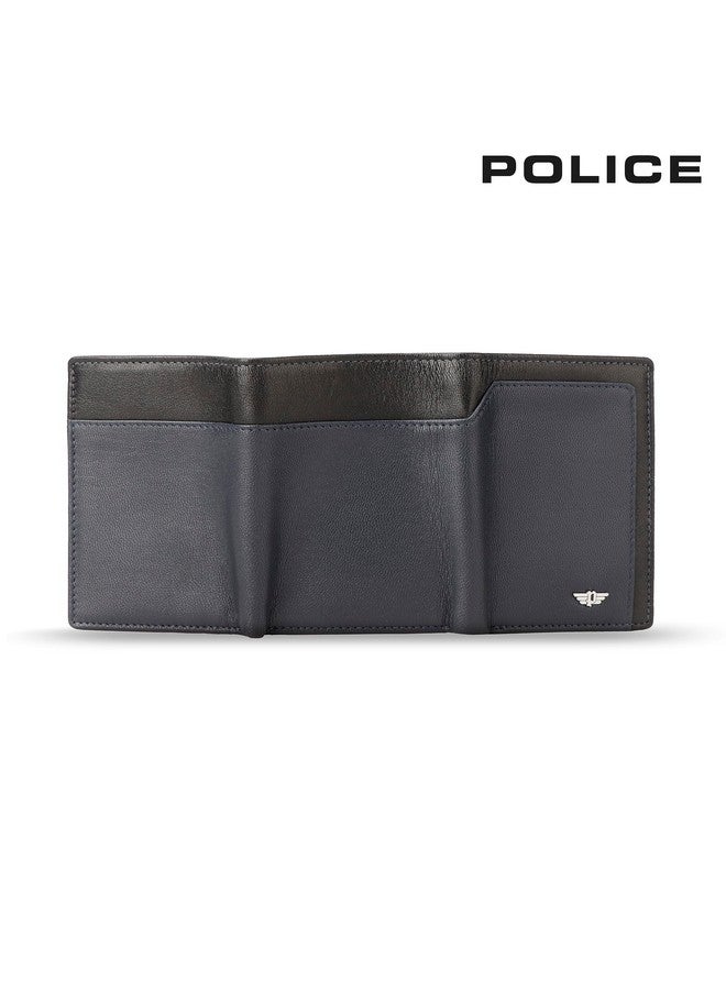 POLICE محفظة بوليس بوسكو وينغز لايت ثلاثية الطي - Navy/Black - Image 4