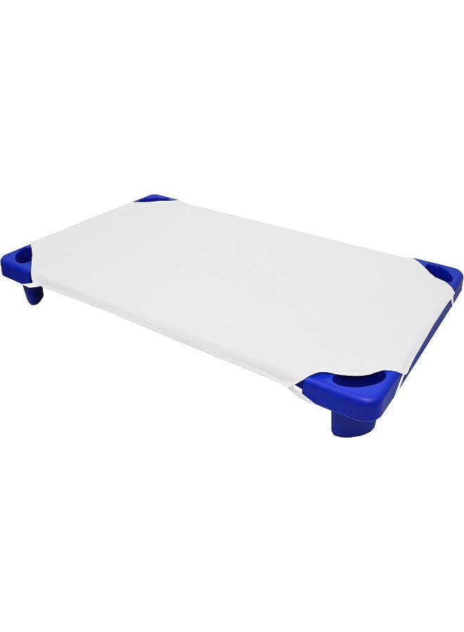 American Baby Company American Baby Company Cotton-Polyester Blend, Standard Size Day Care Cot Sheet, White, 23" x 51"  - Image 1
