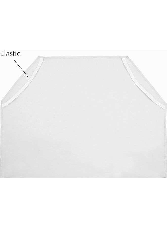American Baby Company American Baby Company Cotton-Polyester Blend, Standard Size Day Care Cot Sheet, White, 23" x 51"  - Image 2
