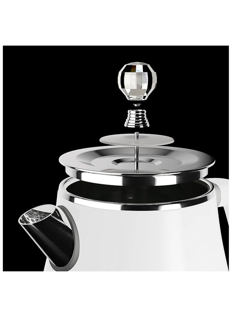 DANIM Stainless Steel Electric Kettle 1.8L with Double Layer Body & Detachable Lid YD-1830 Indicator Light Temperature Control with Overheat Protection - Image 5