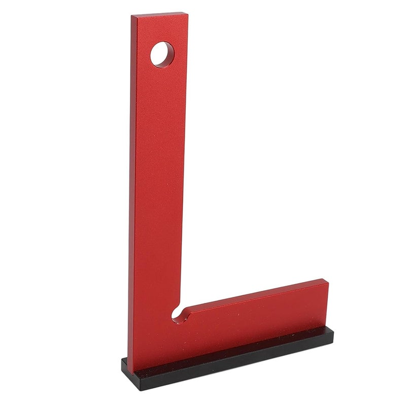 Aluminum Alloy Mini Wide Base 90 Degree Right Angle Measuring Tool for Woodworking - Image 2