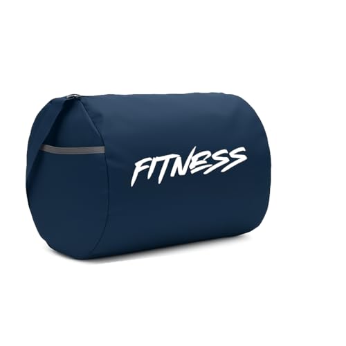 Myfav MY FAV Basic Duffle Polyester Bag for Men & Women | Gym Bag | Unisex Gym Bags | Adjustable Shoulder Strap | Side Mesh Pocket | Gym Duffle Bag | Capacity – 21 litres (Navy Blue) - Image 5