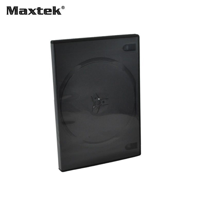 Maxtek 14mm Black Standard Double Capacity DVD Case and Outter Clear Sleeve, 25 Pieces Pack - Image 3