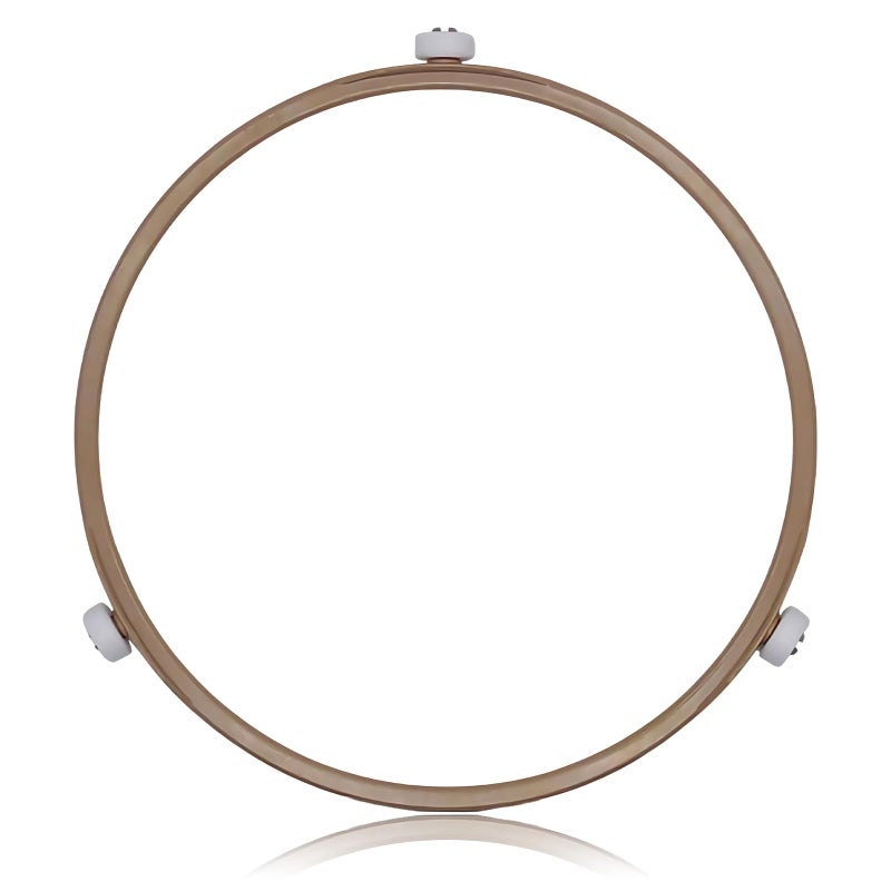 smrtcol Microwave Turntable Ring Replacement 8.7-Inch Microwave Oven Spinner Replacement Parts with 3 Smooth Rollers Universal Fit for Most Microwaves - Image 1