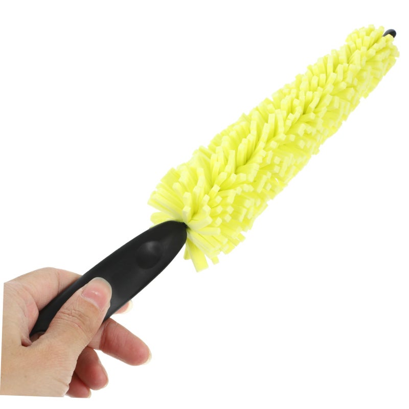 4 Pack Ergonomic Wheel Detailing Brushes For Tire Cleaning Lightweight Durable Car Accessories - Image 3