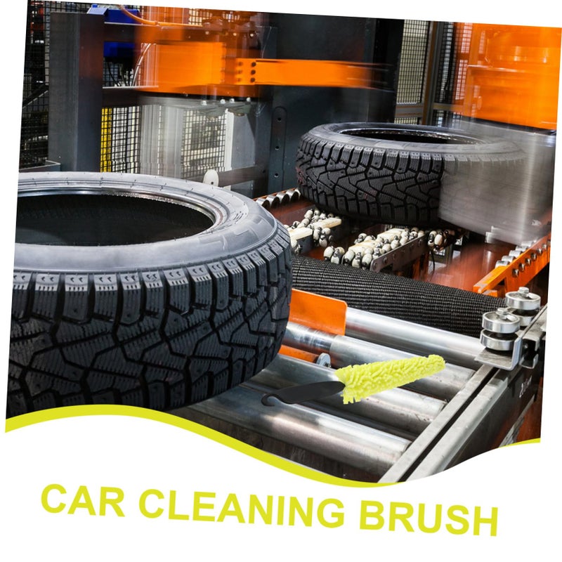 4 Pack Ergonomic Wheel Detailing Brushes For Tire Cleaning Lightweight Durable Car Accessories - Image 4