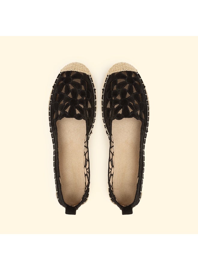 BOU floral-espadrilles-black - Image 2