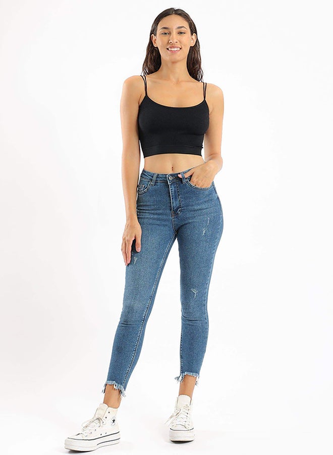 Carina Spaghetti Straps Cropped Top - Image 1