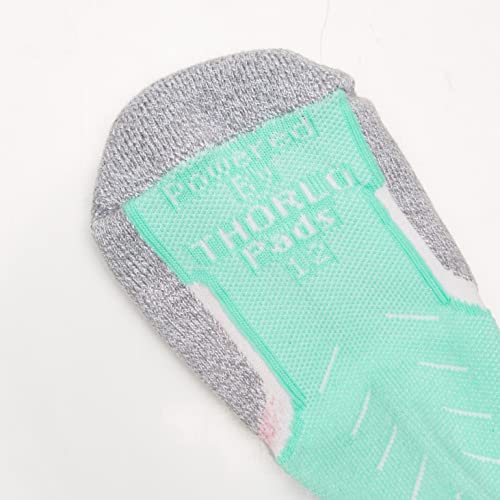 Thorlos Experia Thorlos Experia Thin Padded Running Low Cut Socks Sockshosiery, -Spearmint, Medium - Image 2