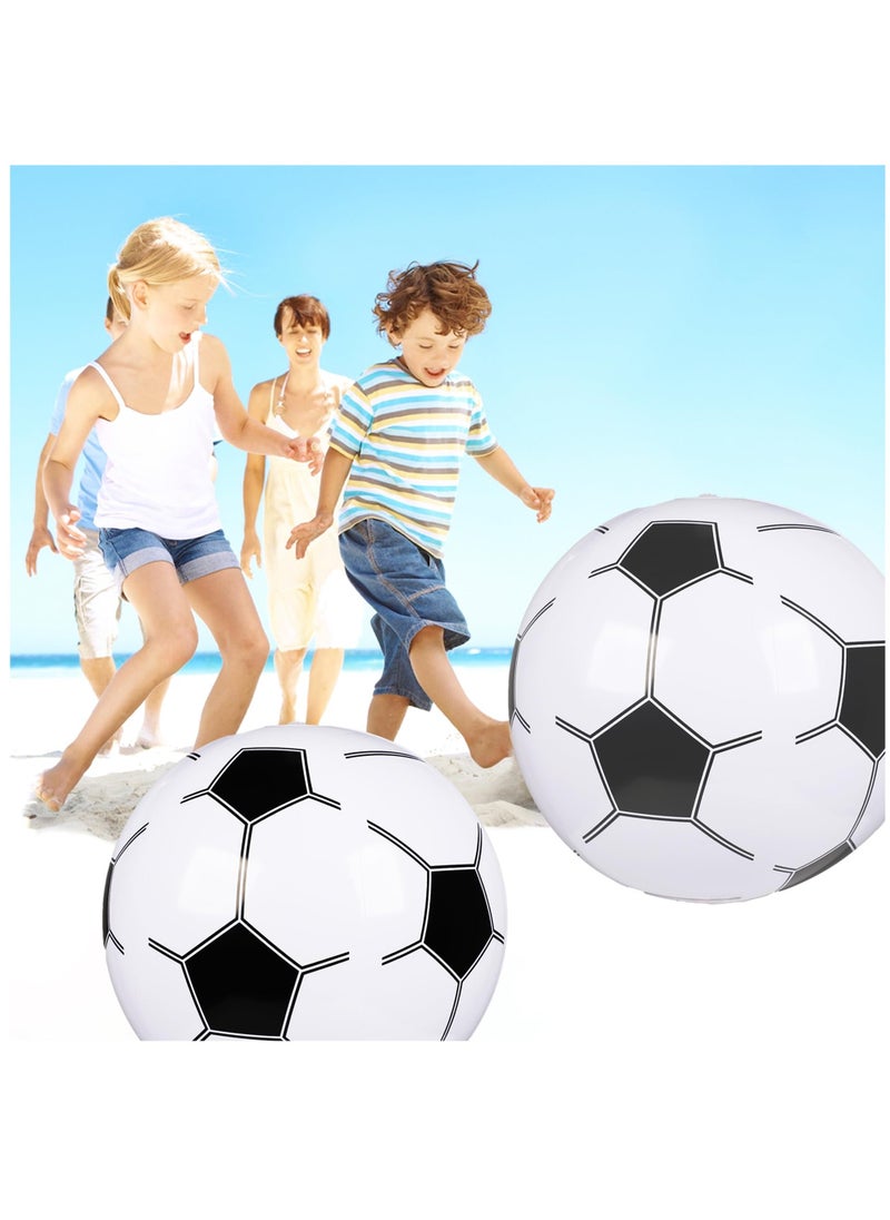 Generic - 16 Inch Glossy Beach Ball, 8 Pcs Giant Inflatable Sports Balls Large Inflatable Beach Ball for Summer Pool Outdoor Sports Games Party Decor - Image 1