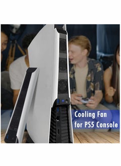 Y&D Cooling Fan for Playstation 5, External Efficient Low-Noise System, Compatible with PS 5 Disc and Digital Editions  - Image 4