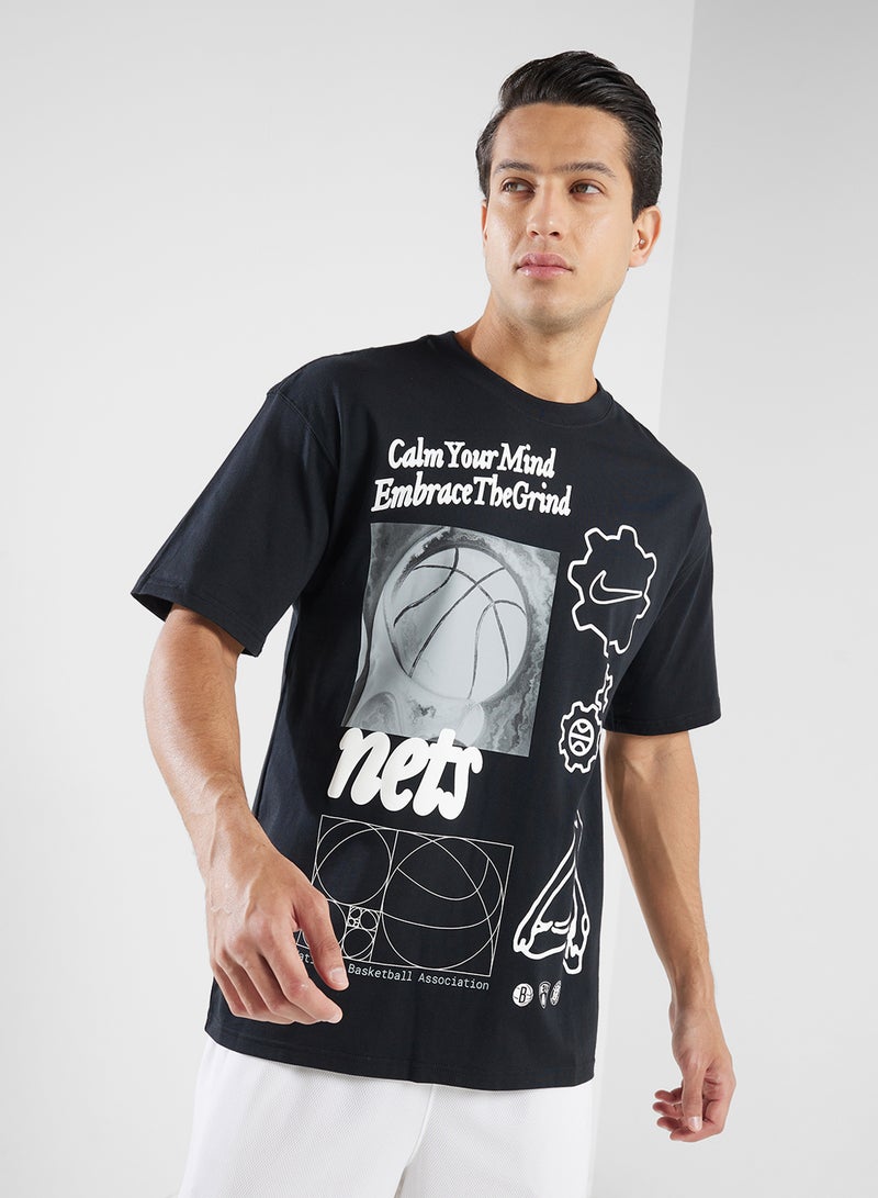Nike Brooklyn Nets Max90 T-Shirt - Image 1