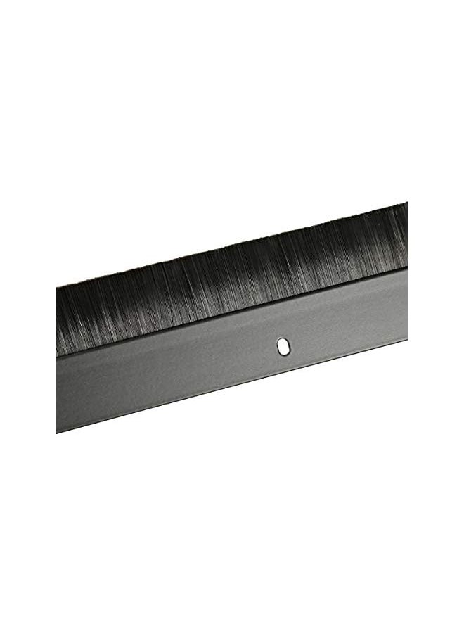 ROBUSTLINE Door Bottom Brush Seal - 100 cm (Black)  - Image 2