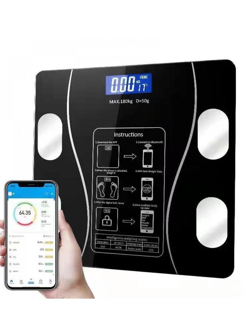 Bastec - A Smart Electronic Scale For Measuring Weight And Fat With A Digital Screen And The Ability To Connect To Smart Phones - Image 1