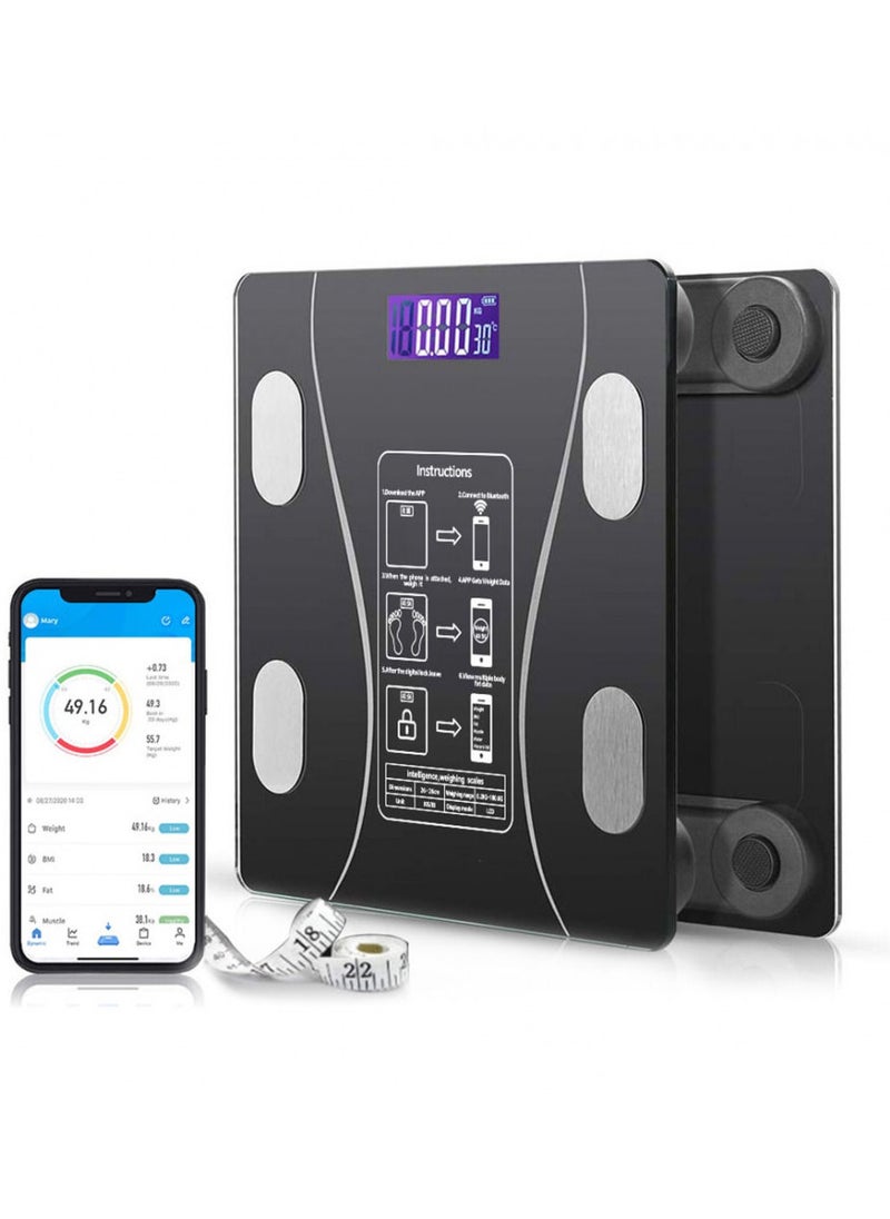 Bastec - A Smart Electronic Scale For Measuring Weight And Fat With A Digital Screen And The Ability To Connect To Smart Phones - Image 1