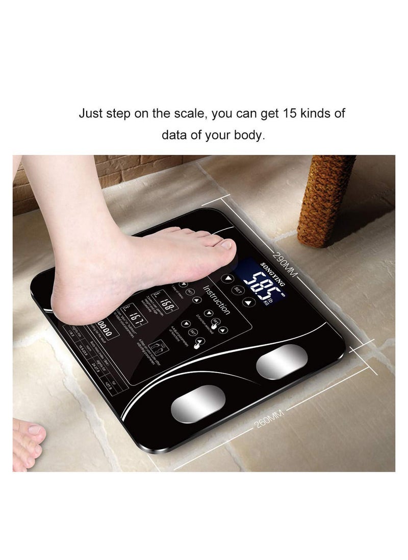 Bastec - A Smart Electronic Scale For Measuring Weight And Fat With A Digital Screen And The Ability To Connect To Smart Phones - Image 1