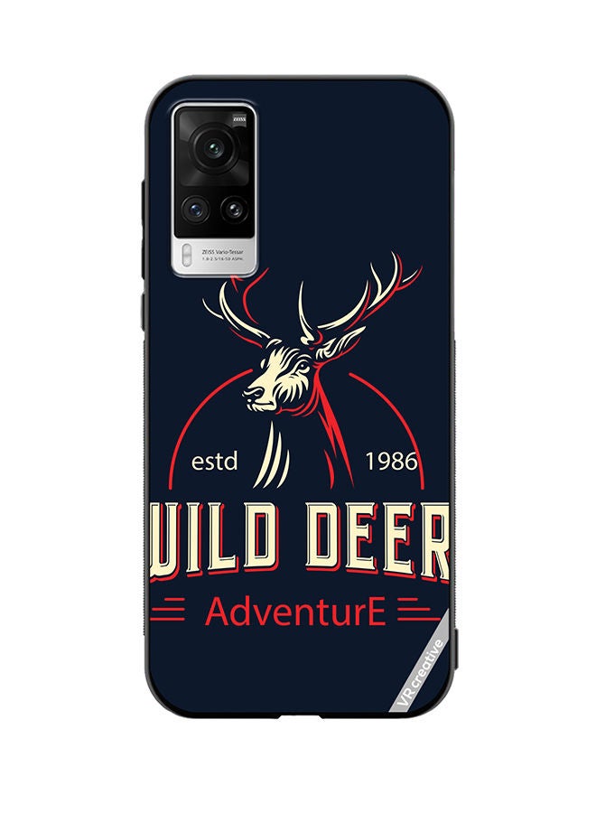 VR CREATIVE Protective Case Cover For Vivo X60 Pro Wild Deer Design Multicolour - Image 1