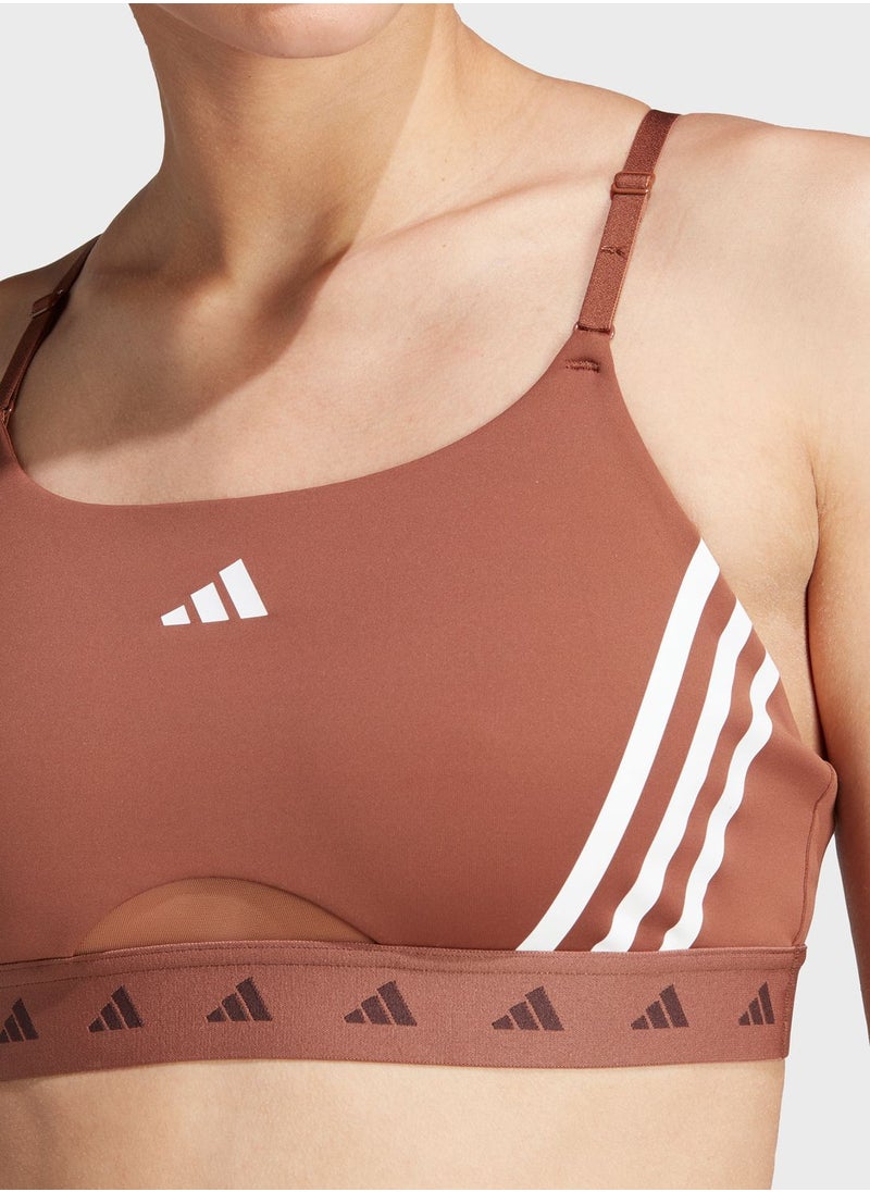 Adidas - Aeroreact Hyperglam Light Support Bra - Image 1